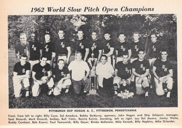 1962 Softball History USA