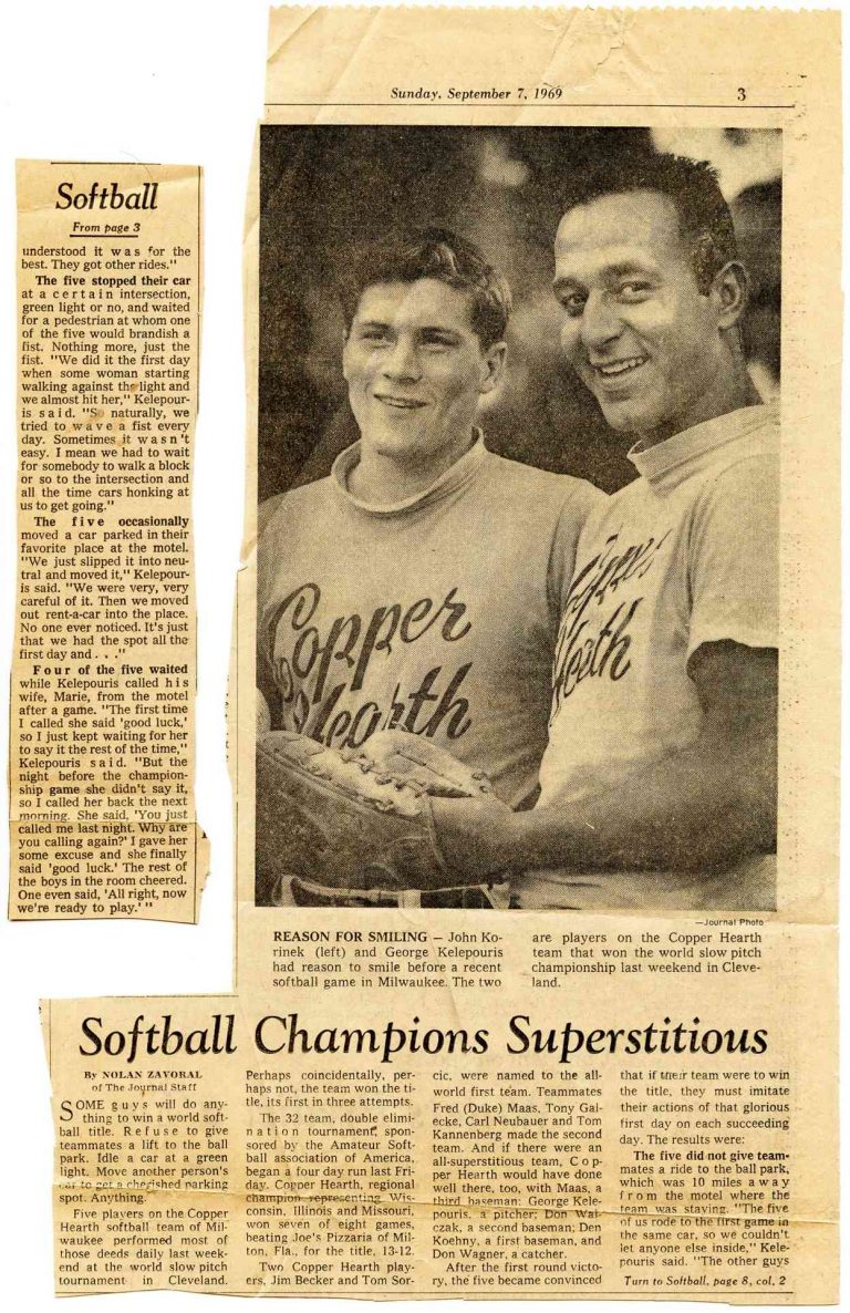 ASA Men’s Open Slow Pitch Softball History USA